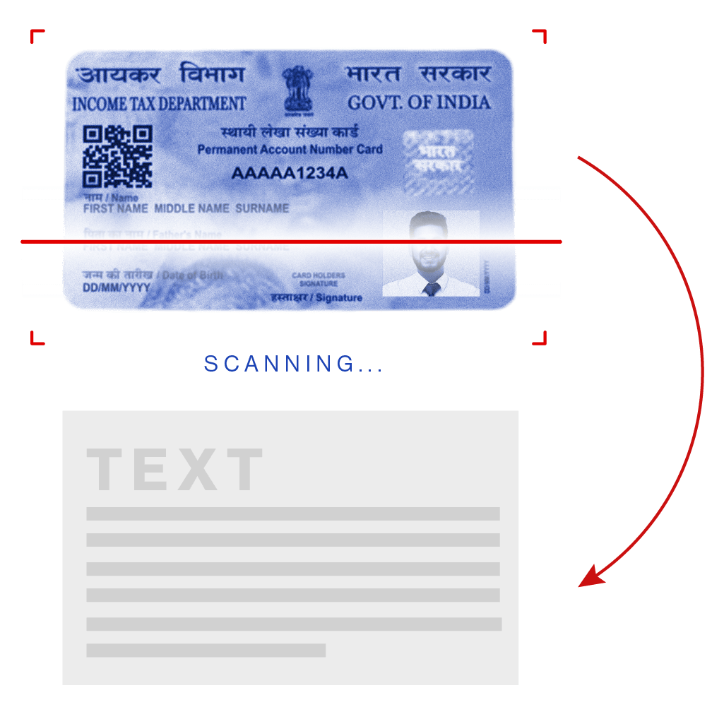 PAN Card OCR Accurate Data Extraction PAN Card Scan